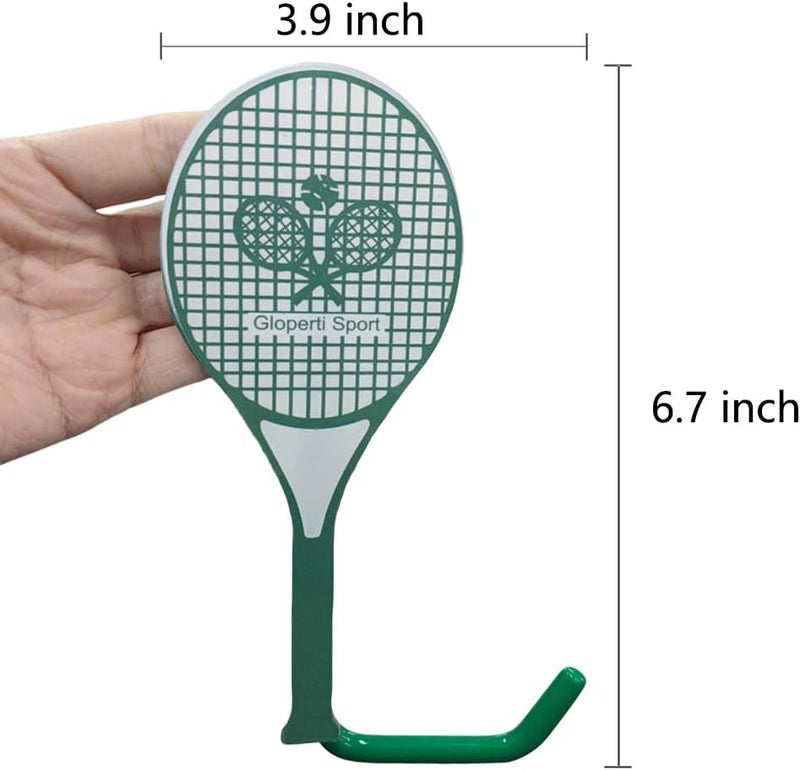 Gloperti Hang-Tough Fence Hooks for Pickleball,Baseball, Softball, Tennis & Camping Green Colour Pack of 2 - Image 3